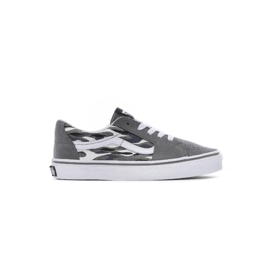 VANS SK8-LOW FLAME CAMO Γκρί