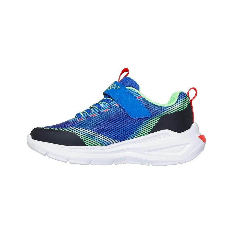 SKECHERS LIGHTED GORE & STRAP SNEAKER WMIDSOLE TECHPIECE 401661L-BLMT Royal Blue