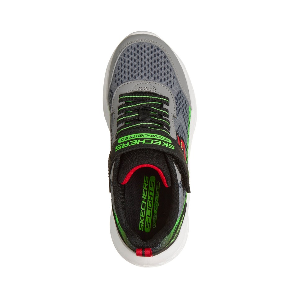 Kids' Sneakers Grey - Skechers S-Lights: Meteor-Lights 2.0