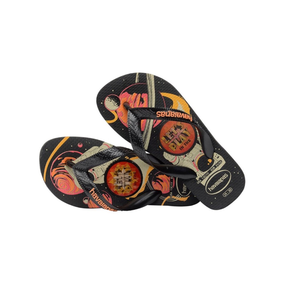 HAVAIANAS HAV. TOP HOLOGRAPHIC 4145946-1069 Μαύρο