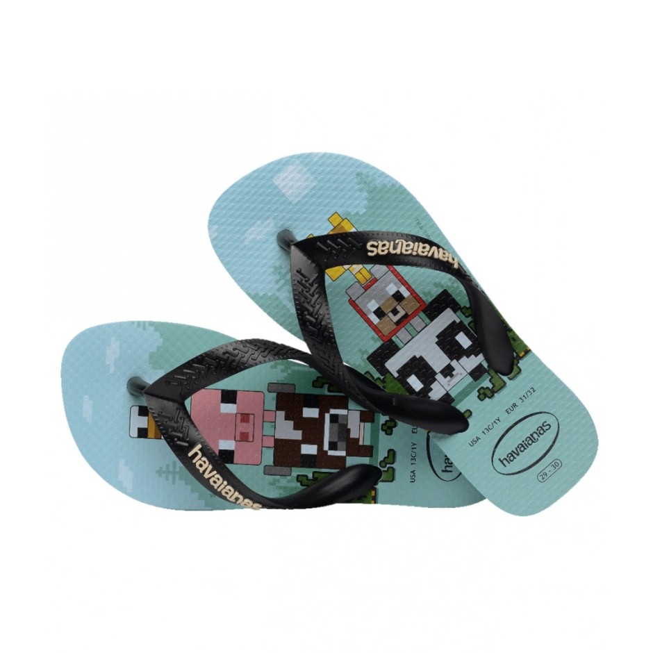 Παιδικές Σαγιονάρες Σιέλ - Havaianas Kids Minecraft