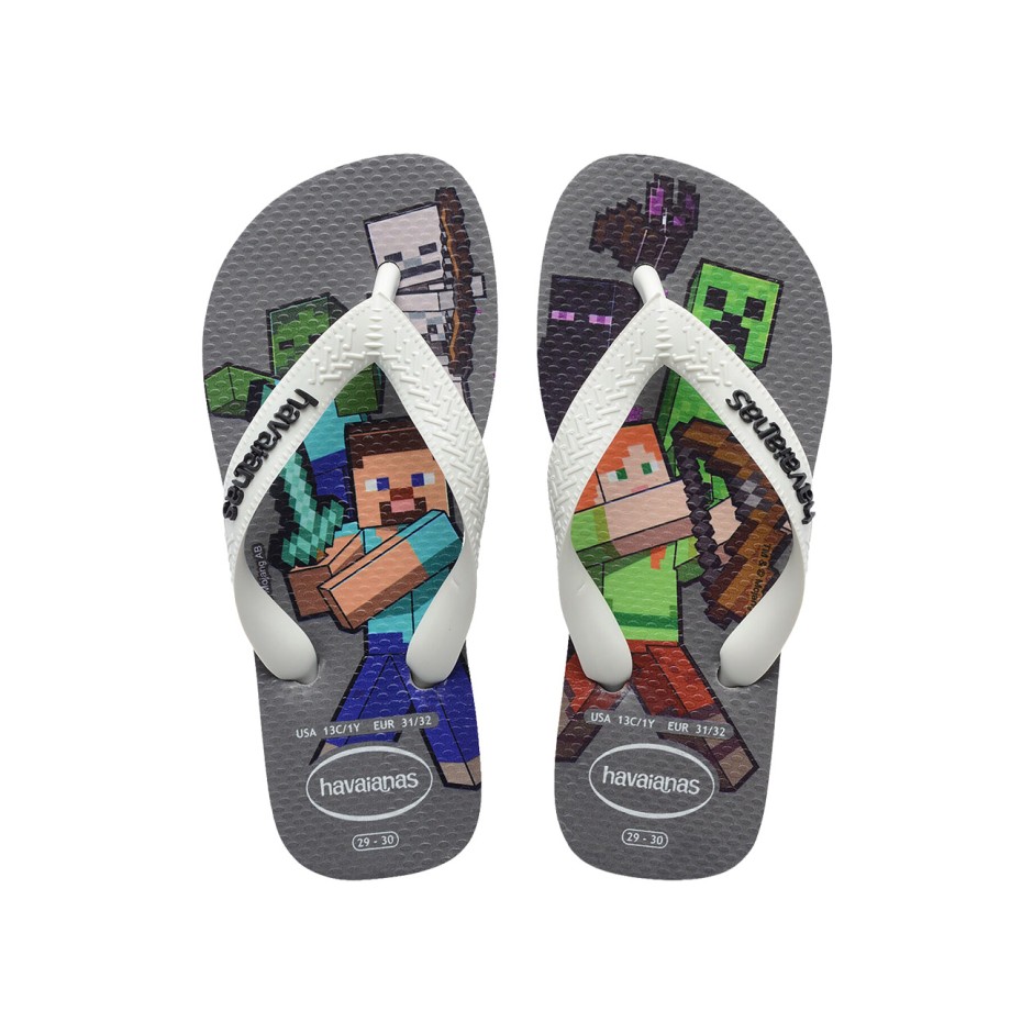 Παιδικές Σαγιονάρες Πολύχρωμες - Havaianas Kids Minecraft
