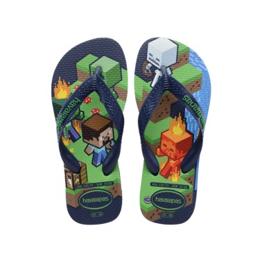 Παιδικές Σαγιονάρες Πολύχρωμες - Havaianas Kids Minecraft