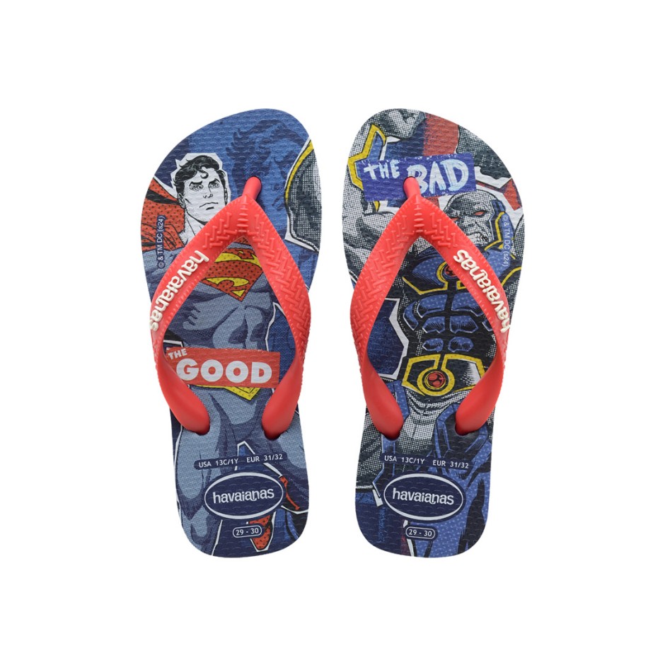 Παιδικές Σαγιονάρες Πολύχρωμες - Havaianas Kids Top Heroes DC