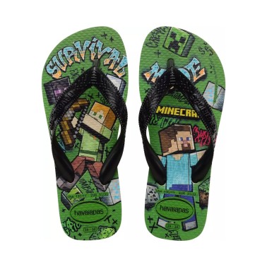 HAVAIANAS KIDS MINECRAFT 4145125-0121 Green