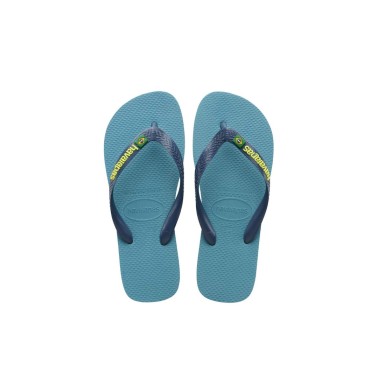 Παιδικές Σαγιονάρες Σιέλ - Havaianas Brasil Logo