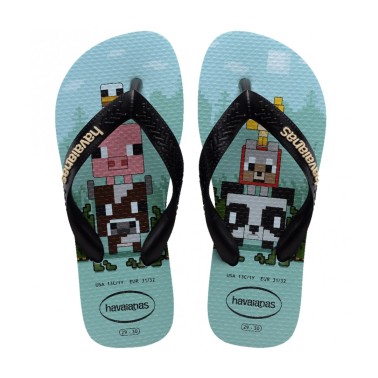 Παιδικές Σαγιονάρες Σιέλ - Havaianas Kids Minecraft