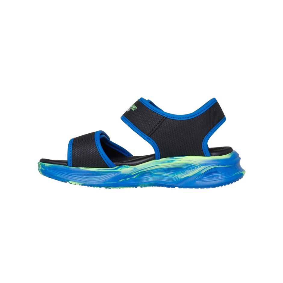 SKECHERS LIGHTED SANDAL W 407032L-BKBL Blue
