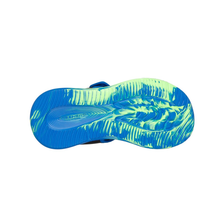SKECHERS LIGHTED SANDAL W 407032L-BKBL Blue