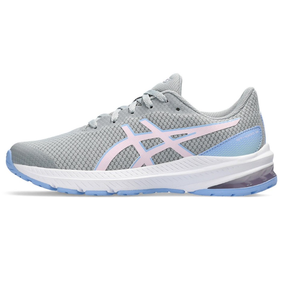 ASICS GT-1000 12 Γκρι - Εφηβικά Παπούτσια για Τρέξιμο Με Στήριξη
