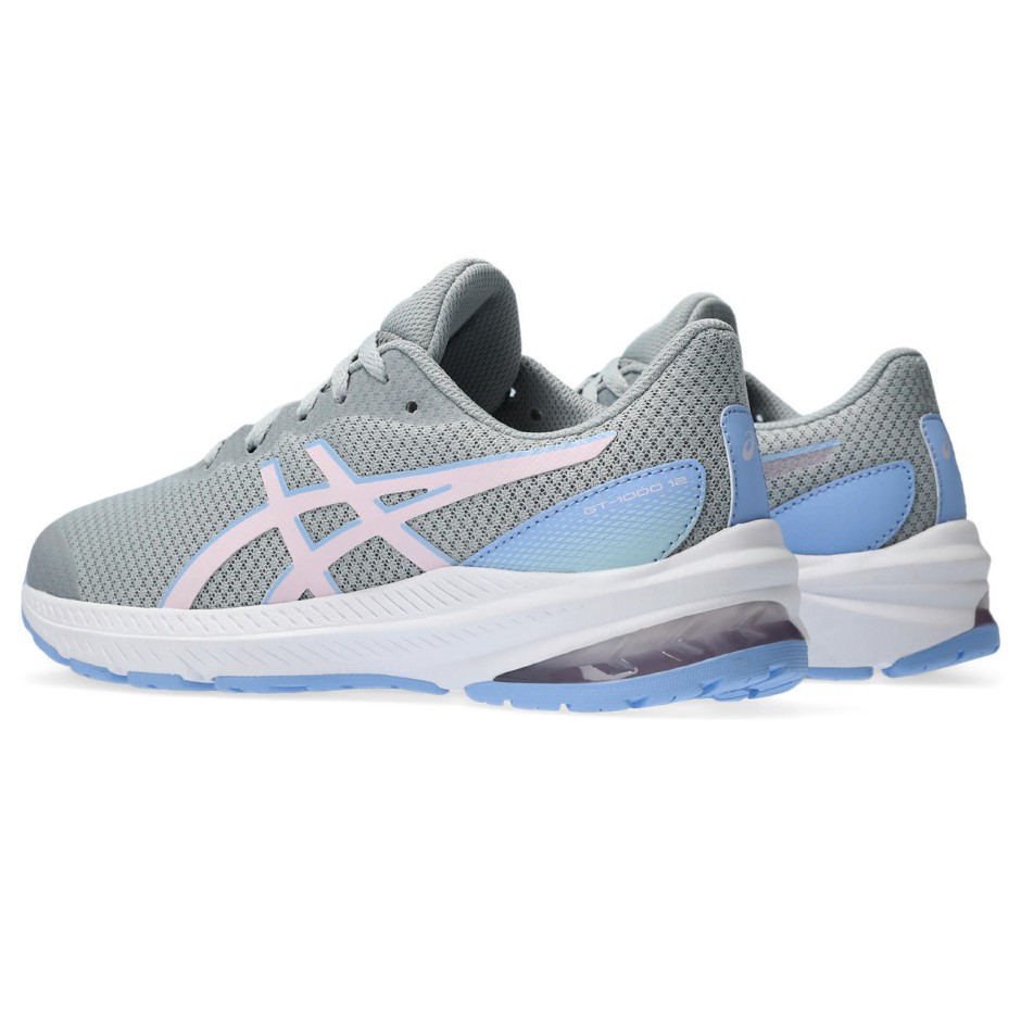ASICS GT-1000 12 Γκρι - Εφηβικά Παπούτσια για Τρέξιμο Με Στήριξη