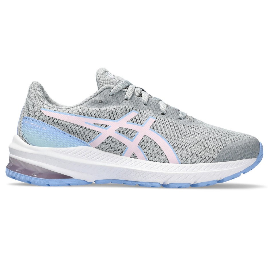 ASICS GT-1000 12 Γκρι - Εφηβικά Παπούτσια για Τρέξιμο Με Στήριξη