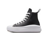 CONVERSE CHUCK TAYLOR ALL STAR MOVE PLATFORM LEATHER A04831C Black Image 0