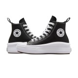 CONVERSE CHUCK TAYLOR ALL STAR MOVE PLATFORM LEATHER A04831C Black Image 3