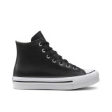 CONVERSE CHUCK TAYLOR ALL STAR EVA LIFT LEATHER A02485C Black Image 