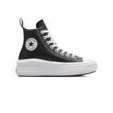 CONVERSE CHUCK TAYLOR ALL STAR MOVE PLATFORM LEATHER A04831C Black Image 