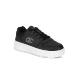 CHAMPION REBOUND PLATFORM GLITTER G PS LOW CUT SHOE S32872-KK001 Black Image 0