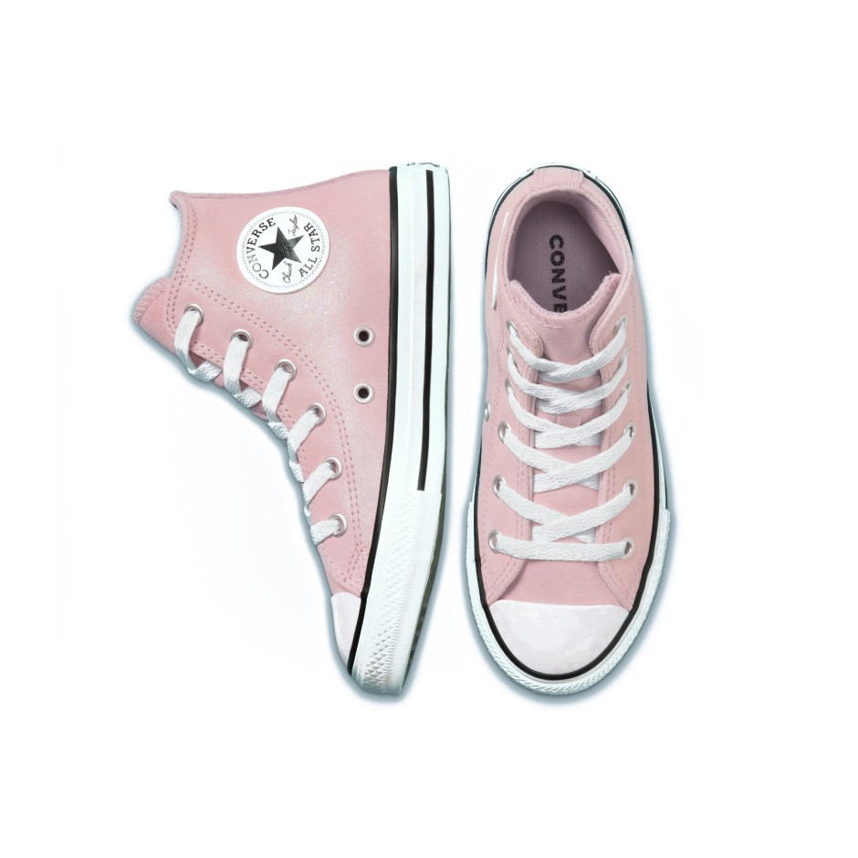 CONVERSE CHUCK TAYLOR ALL STAR IRIDESCENT LEATHER 671472C Pink