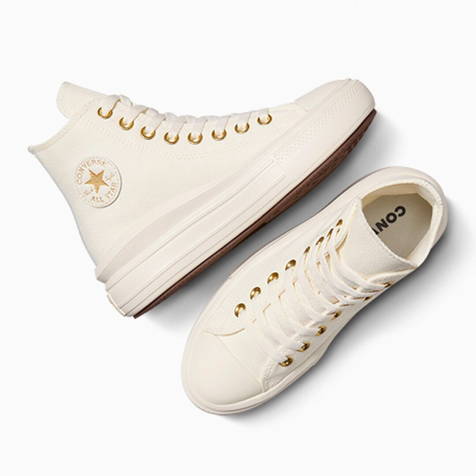 CONVERSE CHUCK TAYLOR ALL STAR MOVE TONAL CANVAS A08384C Ecru