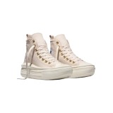 Kids' Sneakers Ecru - Converse Chuck Taylor All Star Move Zippers Image 1
