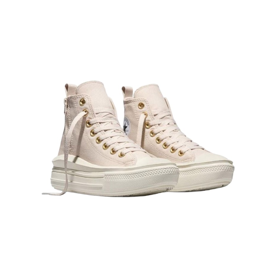 Kids' Sneakers Ecru - Converse Chuck Taylor All Star Move Zippers