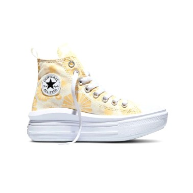 Παιδικά Sneakers Κίτρινα - Converse Chuck Taylor All Star Move Platform Sunshine