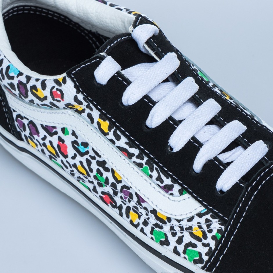 Παιδικά Sneakers Μαύρα - Vans Old Skool Animal 