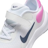 Παιδικά Αθλητικά Παπούτσια Λευκά - Nike Revolution 7 Εικόνα 3
