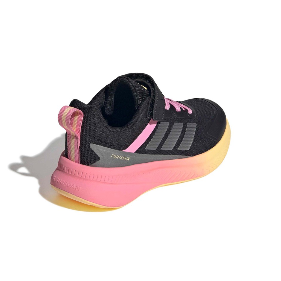 adidas Performance FORTARUN 4.0 EL C JR9831 Black