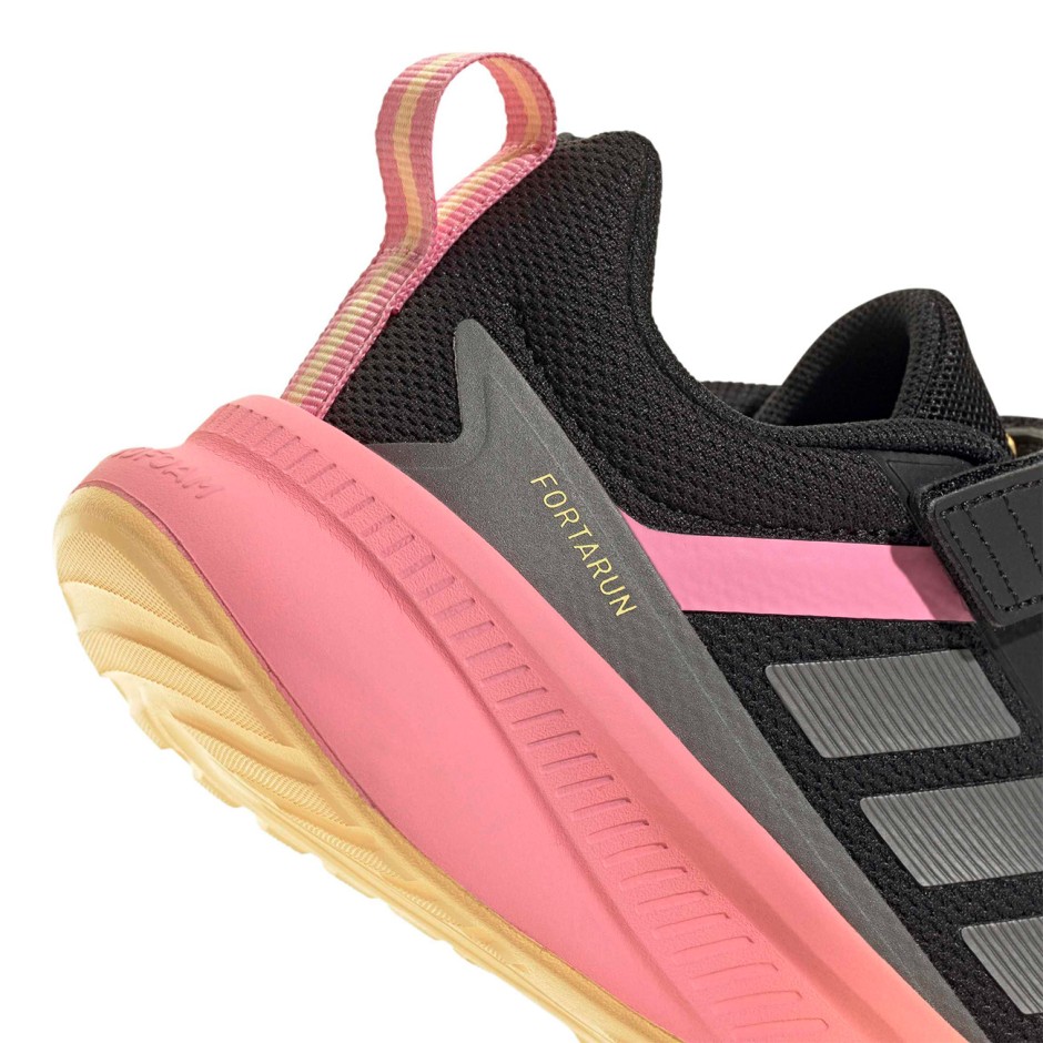 adidas Performance FORTARUN 4.0 EL C JR9831 Black