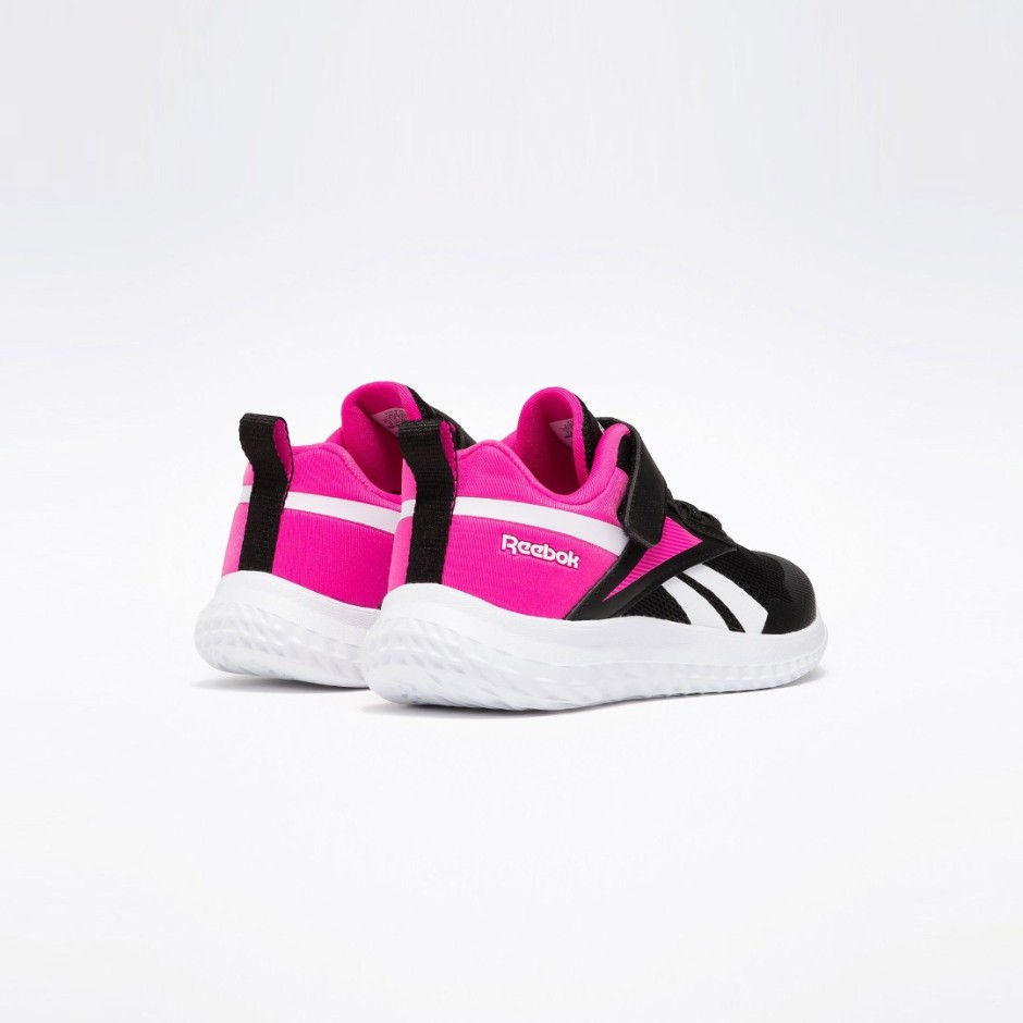 Reebok Sport Rush Runner 5 Μαύρο - Παιδικά Παπούτσια για Τρέξιμο