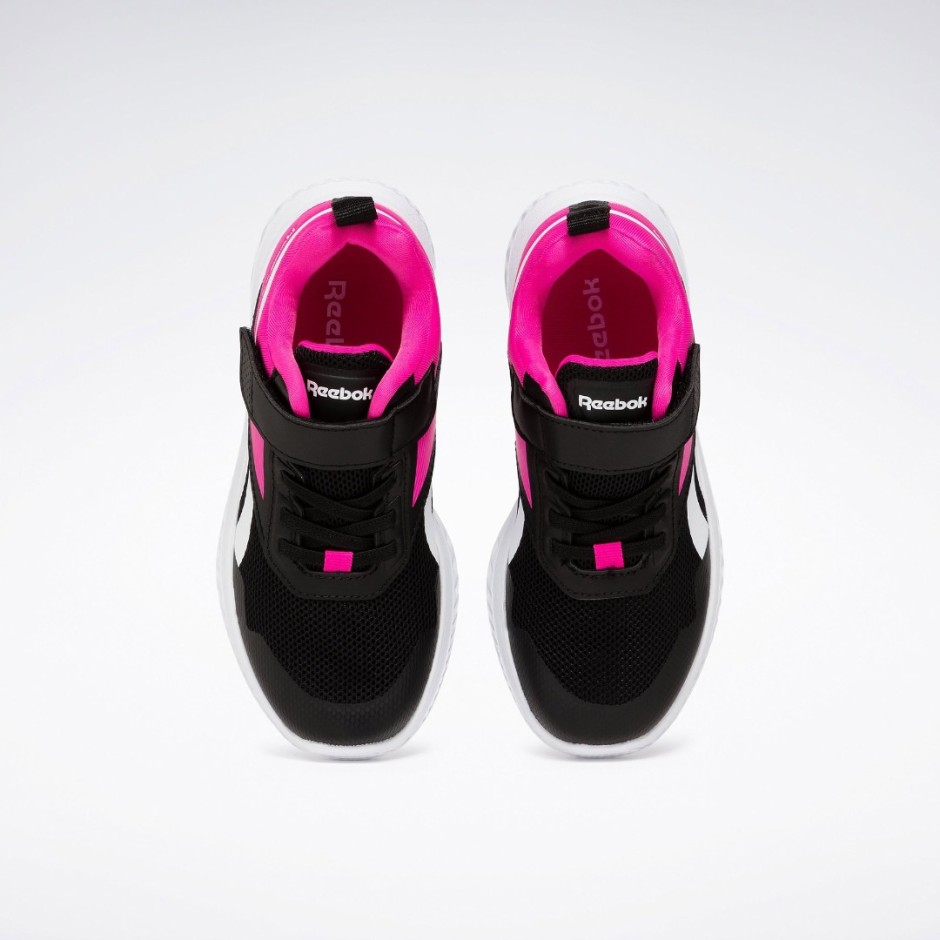 Reebok Sport Rush Runner 5 Μαύρο - Παιδικά Παπούτσια για Τρέξιμο