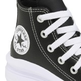 CONVERSE CHUCK TAYLOR ALL STAR MOVE PLATFORM LEATHER Μαύρο - Παιδικά Παπούτσια 