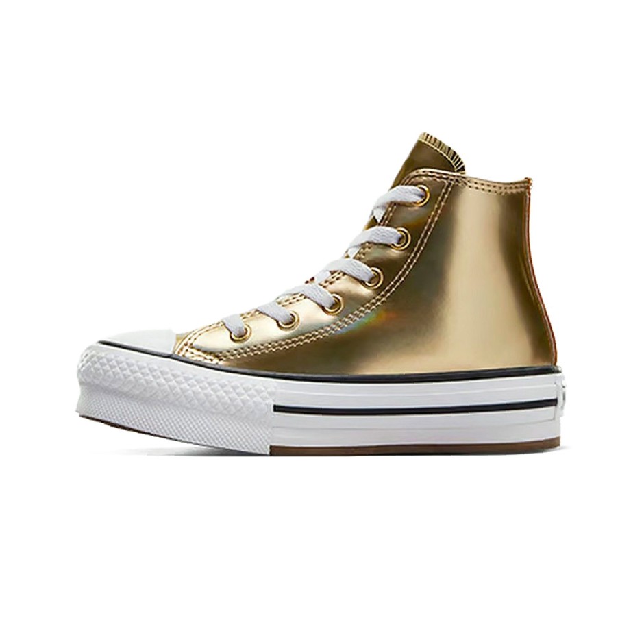 Παιδικά Sneakers Χρυσά - Converse Chuck Taylor All Star EVA Lift Platform