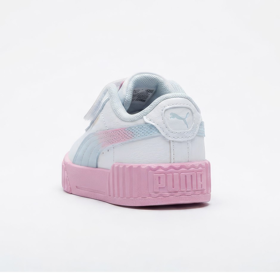 Kids' Sneakers White - PUMA Carina 3.0 Faded Glow