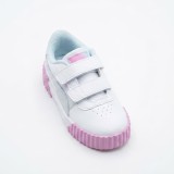 Kids' Sneakers White - PUMA Carina 3.0 Faded Glow Image 3