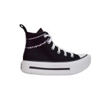 Παιδικά Sneakers Μαύρα - Converse Chuck Taylor All Star Lift Platform Polka Dots Εικόνα 