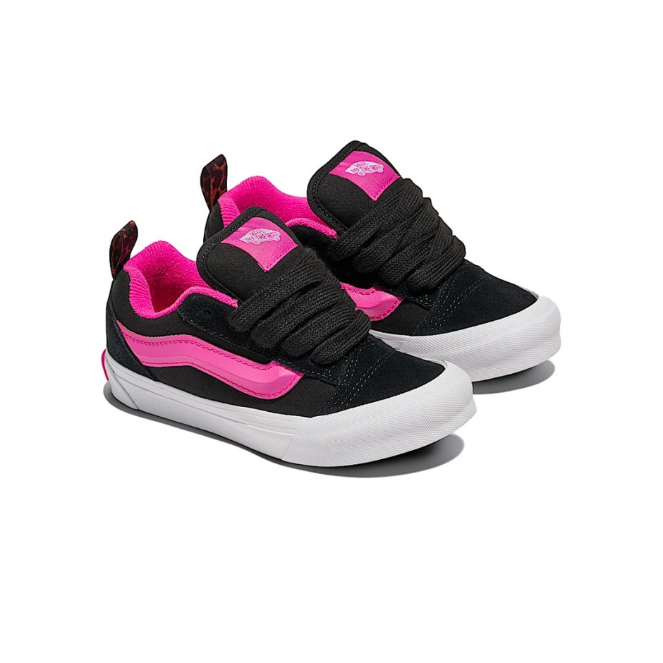 Παιδικά Sneakers Μαύρα - Vans Knu Skool Leopard Pop