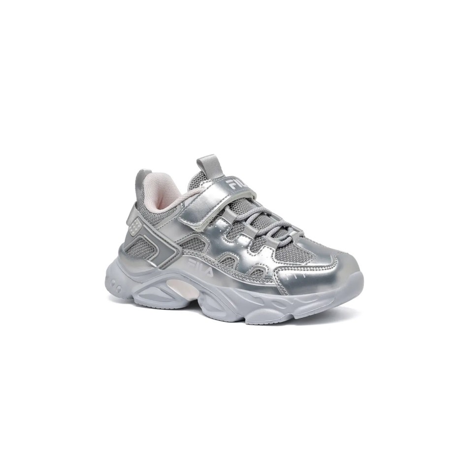 Παιδικά Sneakers Ασημί - FILA Memory Spinel 3 V