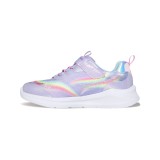 SKECHERS LIGHTED UNICORN BUNGEE & GORE SNEAKER 302298L-LVMT Colorful Image 0