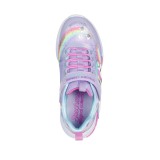 SKECHERS LIGHTED UNICORN BUNGEE & GORE SNEAKER 302298L-LVMT Colorful Image 2