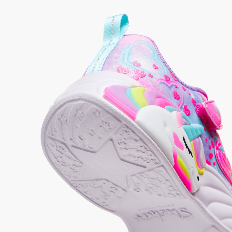 Παιδικά Sneakers Πολύχρωμα - Skechers Unicorn Dreams-Heart Sparkles