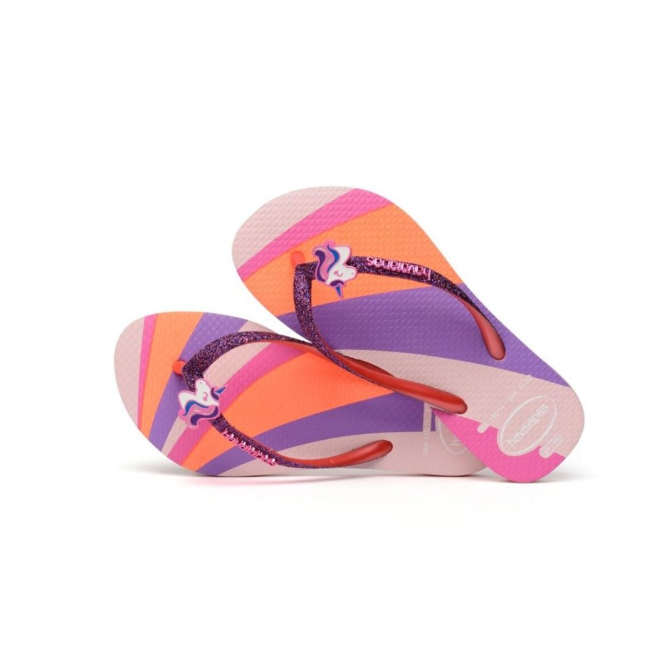 HAVAIANAS KIDS SLIM GLITTER II 4146123-5179 Ροζ