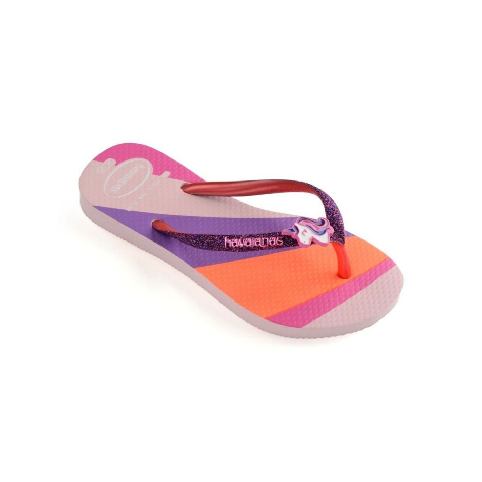 HAVAIANAS KIDS SLIM GLITTER II 4146123-5179 Ροζ