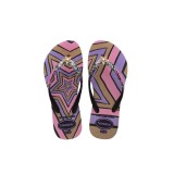 HAVAIANAS HAV. KIDS SLIM GLITTER TRENDY 4146976-0090 Colorful Image 