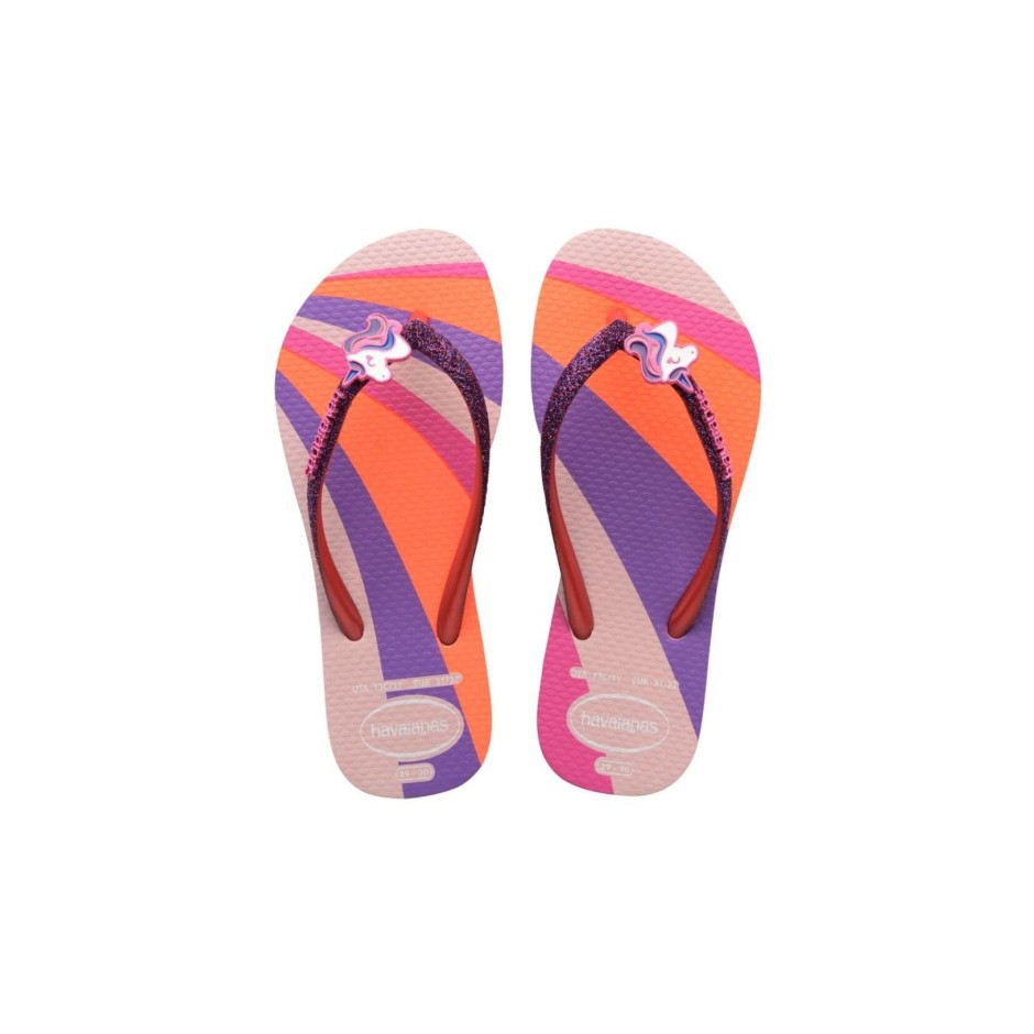 HAVAIANAS KIDS SLIM GLITTER II 4146123-5179 Ροζ