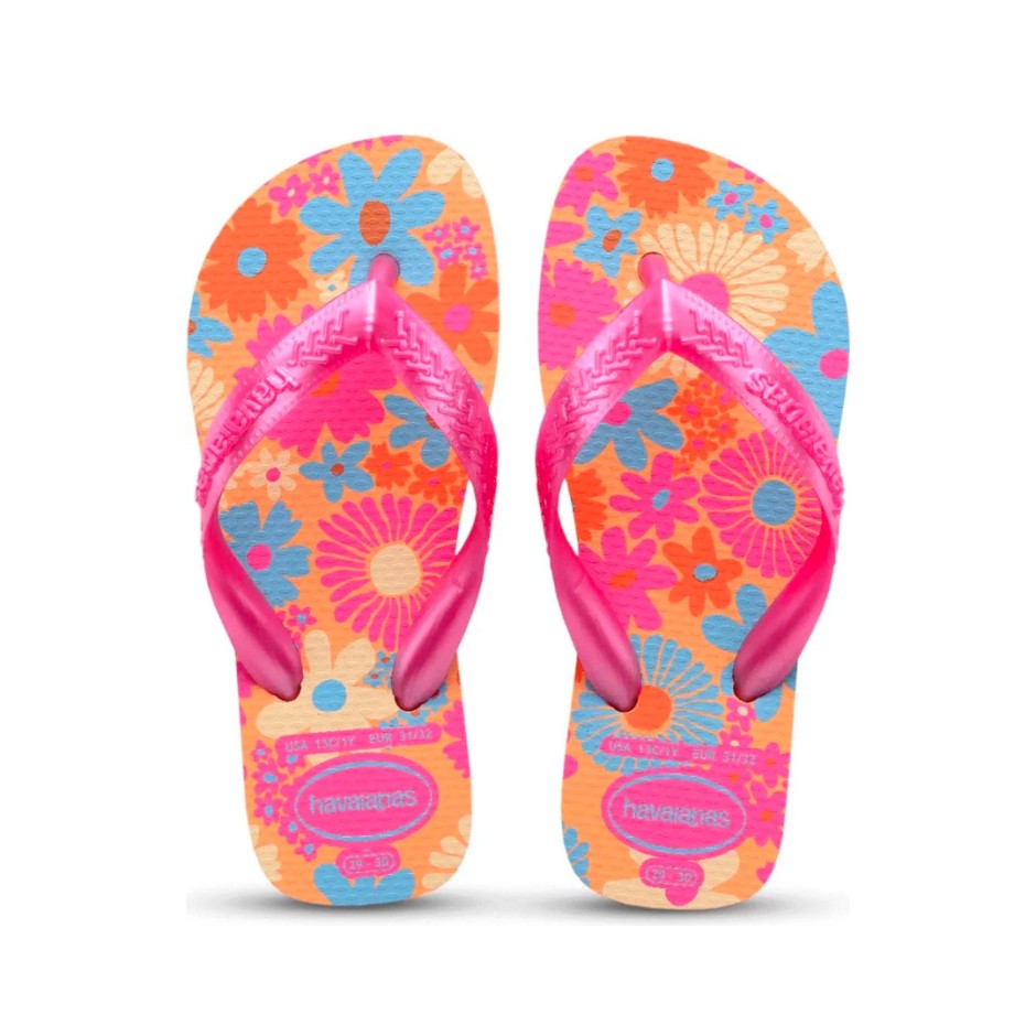 Παιδικές Σαγιονάρες Πολύχρωμες - Havaianas Kids' Flores