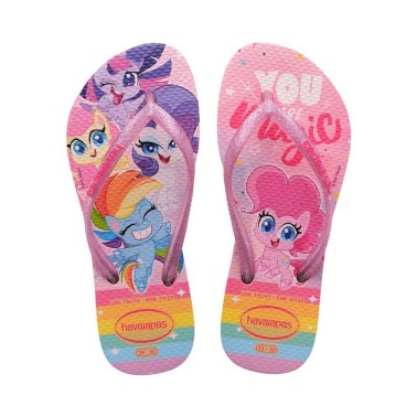 Παιδικές Σαγιονάρες Ροζ - Havaianas Kids Slim My Little Pony