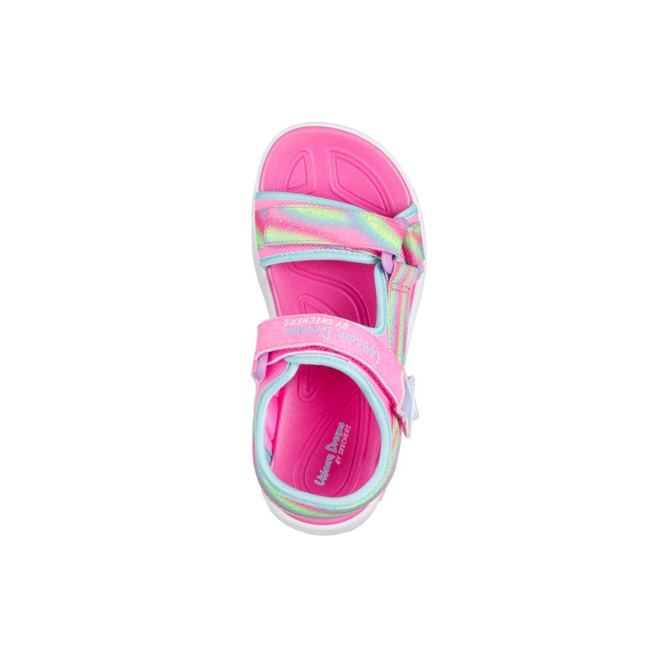 SKECHERS LIGHTED UNICORN DREAMS SANDAL 303107L-PKMT Pink