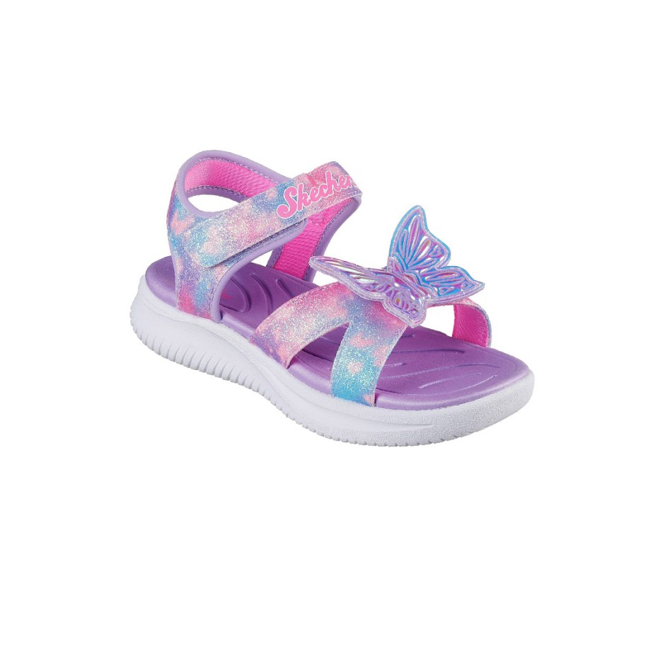 Παιδικά Σανδάλια Ροζ - Skechers Jumpsters Sandal-Butterfly Brights